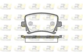 ROAD HOUSE 2103100 - JGO.PASTILLAS FRENO TRAS.AUDI/SEAT/VW