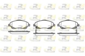 ROAD HOUSE 2104602 - JGO.PASTILLAS FRENO DEL.TOYOTA