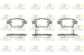 ROAD HOUSE 2104702 - JGO.PASTILLAS FRENO TRAS.TOYOTA