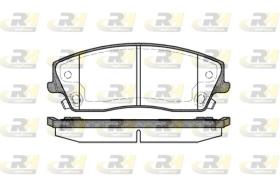 ROAD HOUSE 2112608 - JGO.PASTILLAS FRENO DEL.CHRYSLER