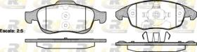 ROAD HOUSE 2124800 - JGO.PASTILLAS FRENO DEL.CITROEN