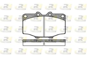 ROAD HOUSE 213200 - JGO.PASTILLAS FRENO DEL.TOYOTA