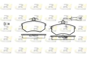 ROAD HOUSE 213402 - JGO.PASTILLAS FRENO DEL.AUDI
