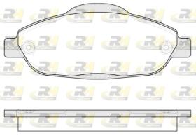 ROAD HOUSE 2132300 - JGO.PASTILLAS FRENO DEL.P308