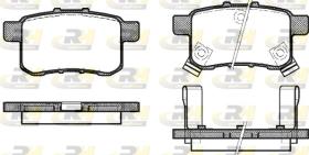 ROAD HOUSE 2133202 - JGO.PASTILLAS FRENO TRAS.TOYOTA