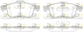 ROAD HOUSE 2118342 - JGO.PASTILLAS FRENO DEL.FIAT 500